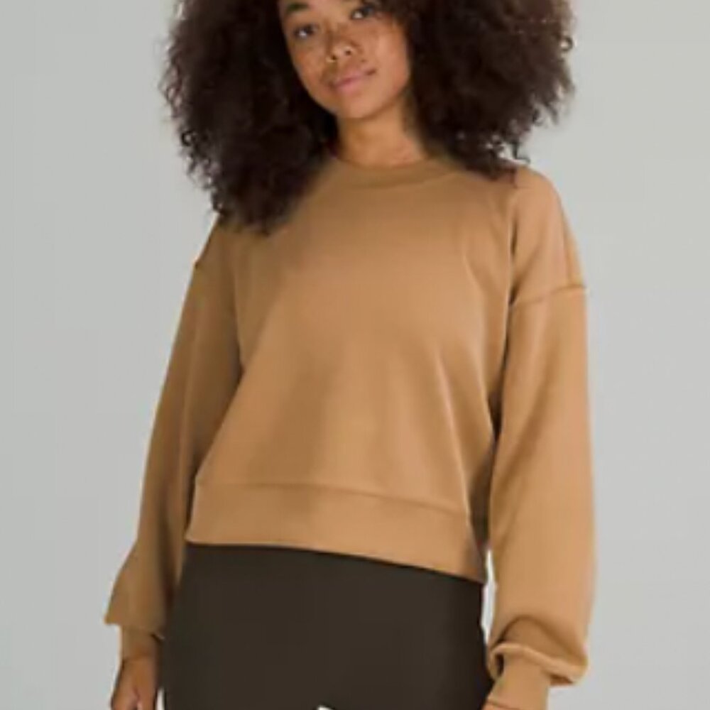 Lululemon Softstreme Perfectly Oversized Cropped Crew *Softstreme